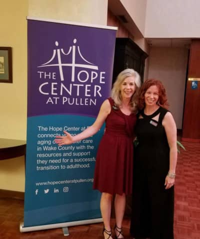 Julie Roseland and Meredith Yuckman at the Raising Hope Event