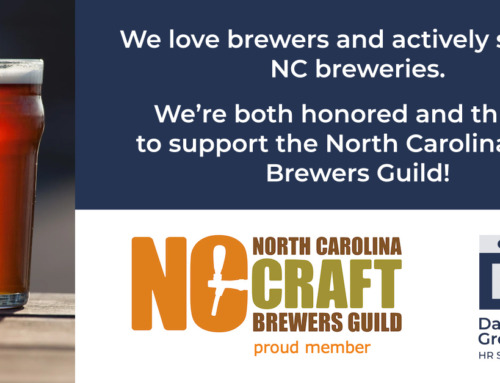 We are thrilled to support the NC Craft Brewers Guild!