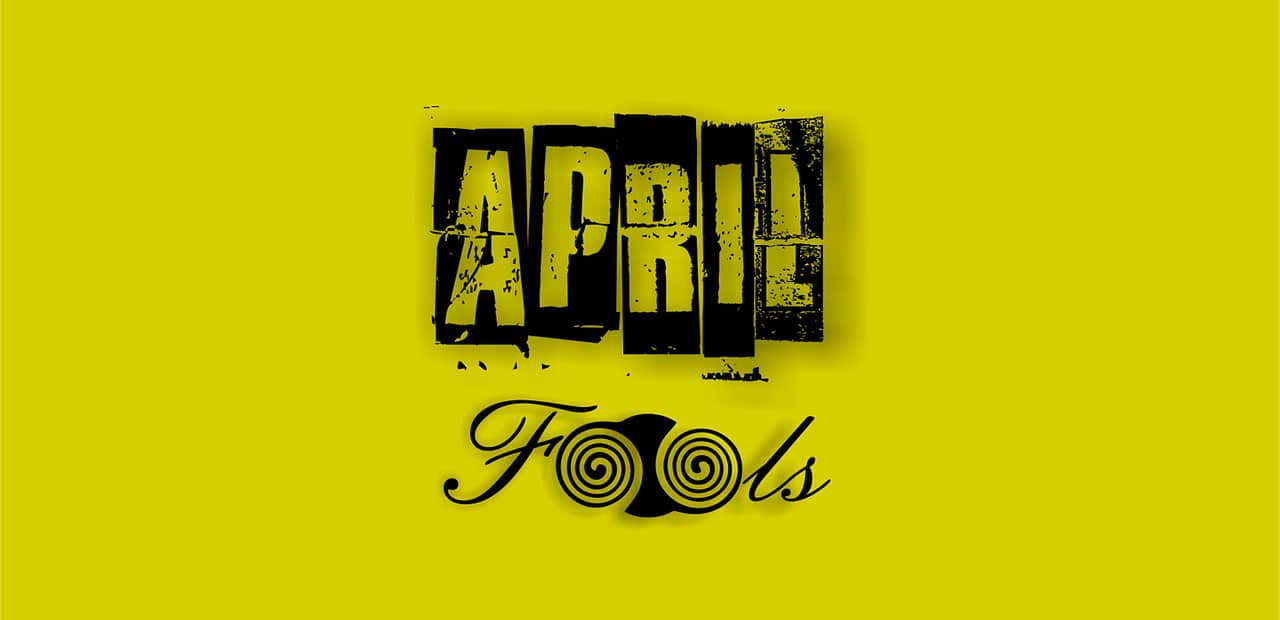 An April Fools graphic