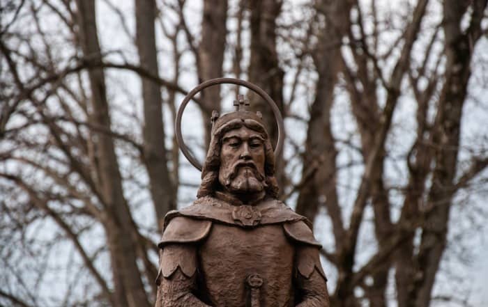 Photo of a statue of St. Patrick