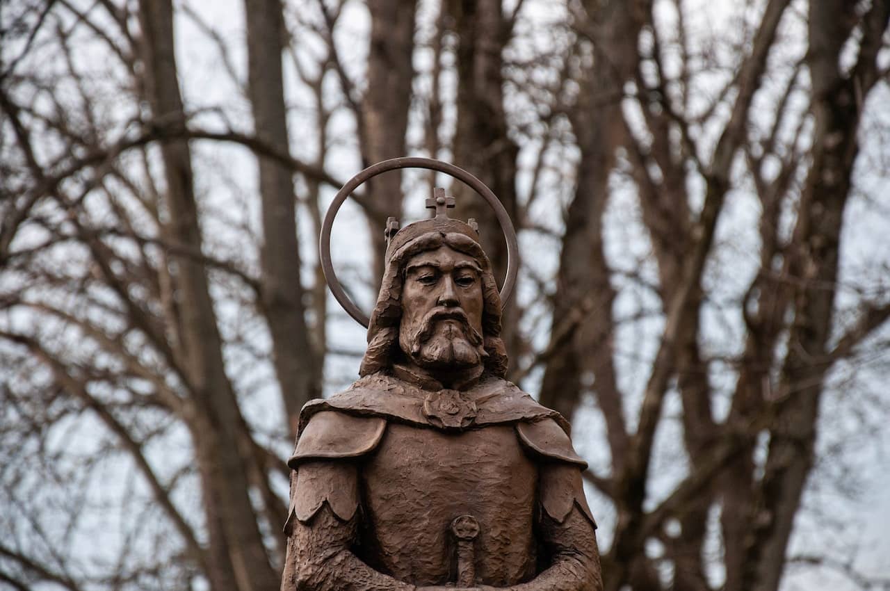 Photo of a statue of St. Patrick