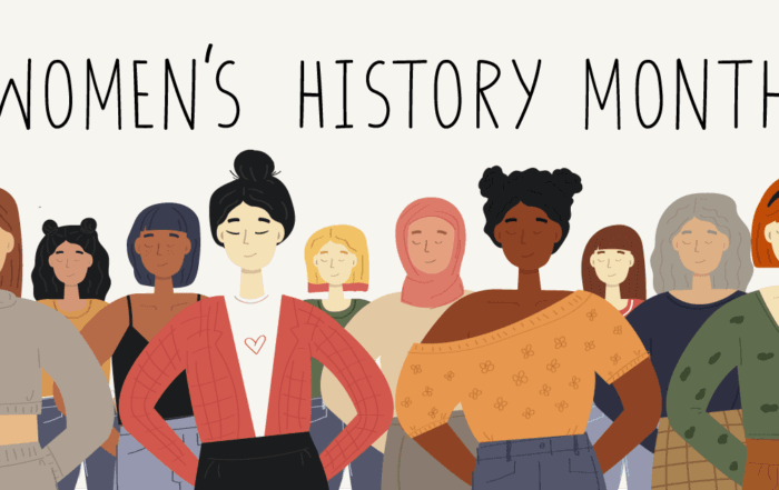 Women's history month graphic